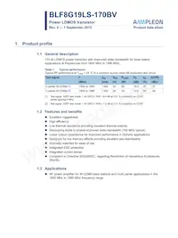 BLF8G19LS-170BVU數據表 封面