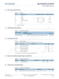 BLF8G20LS-200V Datasheet Page 2