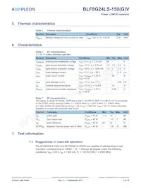 BLF8G24LS-150VJ Datasheet Page 3