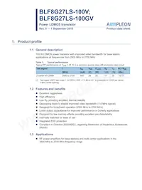 BLF8G27LS-100GVJ Datasheet Copertura