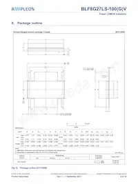 BLF8G27LS-100GVJ Datasheet Pagina 9