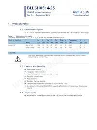 BLL6H0514-25 Datasheet Cover