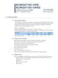 BLM8G0710S-15PBGY Datasheet Copertura