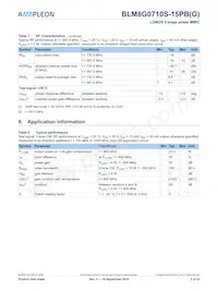 BLM8G0710S-15PBGY Datasheet Pagina 5