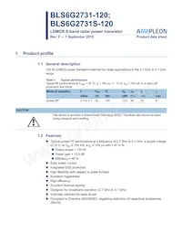 BLS6G2731S-120 Datasheet Cover