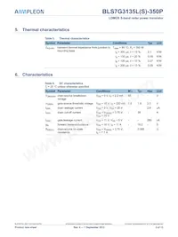 BLS7G3135LS-350P Datasheet Page 3
