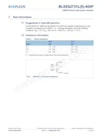 BLS8G2731L-400PU Datasheet Pagina 4