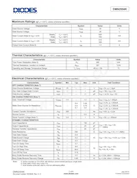 DMN2004K-7 Datasheet Page 2