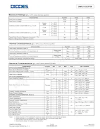 DMP21D5UFB4-7B Datasheet Pagina 2