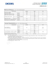 DMP4051LK3-13 Datasheet Pagina 2