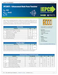 EPC2007C數據表 封面