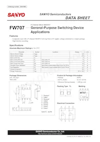FW707-TL-E數據表 封面