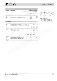 GWM220-004P3-SMD SAM Datasheet Pagina 2