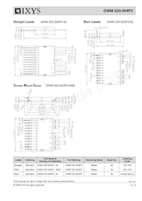 GWM220-004P3-SMD SAM數據表 頁面 3