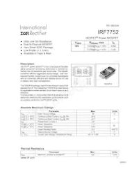 IRF7752TR Datenblatt Cover