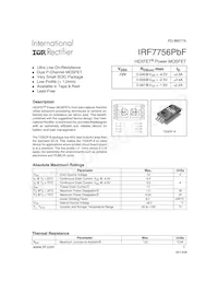 IRF7756TRPBF Datasheet Cover