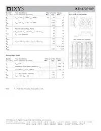 IXTN170P10P數據表 頁面 2