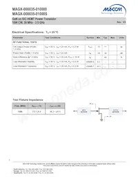 MAGX-000035-01000S Datasheet Pagina 3