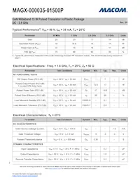 MAGX-000035-01500P數據表 頁面 2