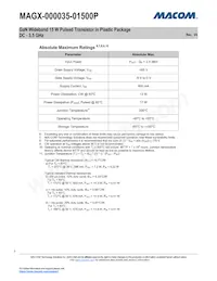 MAGX-000035-01500P數據表 頁面 3