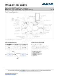 MAGX-001090-600L0S數據表 頁面 4