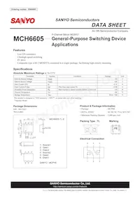 MCH6605-TL-E Datasheet Copertura