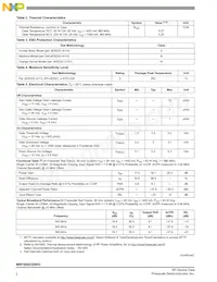 MRF8S9232NR3 Datasheet Page 2
