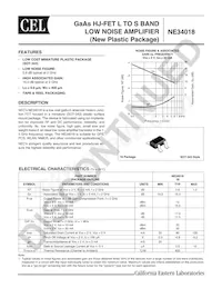 NE34018-T1-64-A Datenblatt Cover