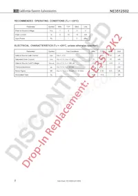 NE3512S02-T1C-A Datasheet Pagina 2