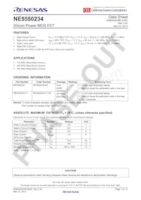 NE5550234-T1-AZ Datenblatt Cover