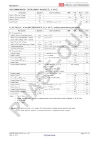 NE5550234-T1-AZ Datasheet Pagina 2