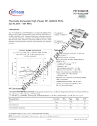 PTFA082201FV4R250XTMA1 Datasheet Copertura