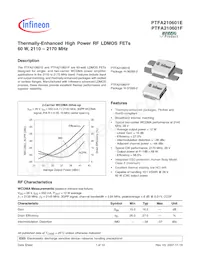 PTFA210601F V4 R250 Datasheet Copertura