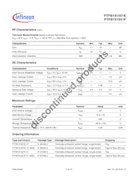 PTFB191501FV1XWSA1 Datasheet Pagina 2