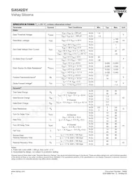 SI4542DY-T1-E3 Datasheet Pagina 2