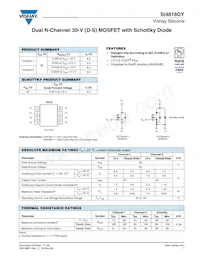 SI4818DY-T1-GE3數據表 封面