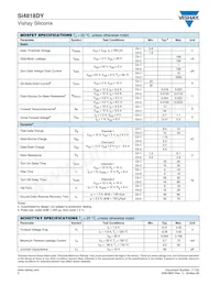 SI4818DY-T1-GE3 Datenblatt Seite 2