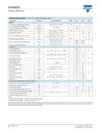 SI4906DY-T1-GE3 Datasheet Page 2