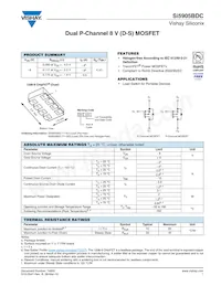 SI5905BDC-T1-GE3 Datasheet Copertura