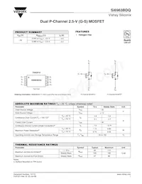 SI6963BDQ-T1-GE3 Datasheet Copertura