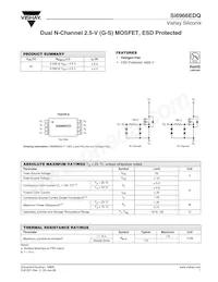 SI6966EDQ-T1-GE3 Datasheet Cover