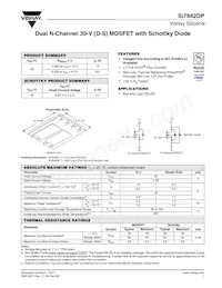 SI7842DP-T1-GE3數據表 封面