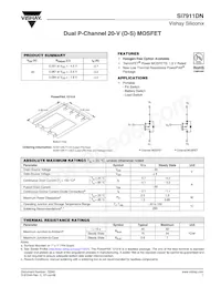 SI7911DN-T1-GE3 Datenblatt Cover