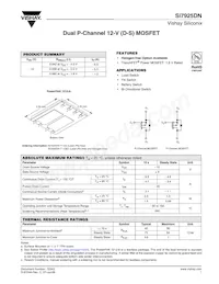 SI7925DN-T1-GE3數據表 封面