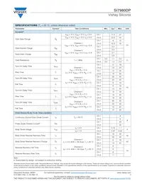 SI7980DP-T1-E3 Datasheet Pagina 3