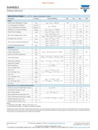 SIA483DJ-T1-GE3 Datasheet Pagina 2