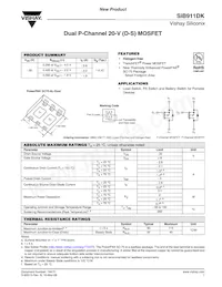 SIB911DK-T1-GE3 Datenblatt Cover