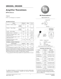 2N5089RLRAG Datasheet Copertura