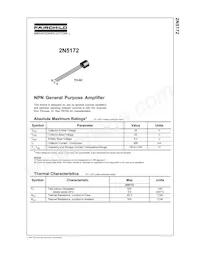 2N5172_D26Z數據表 封面