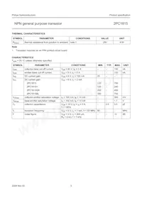 2PC1815Y Datasheet Pagina 3